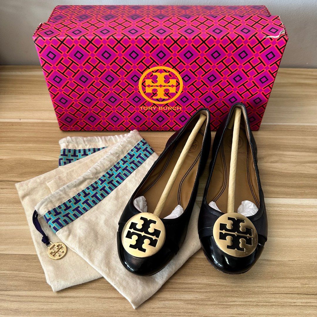 Tory burch ballet flats minnie on sale
