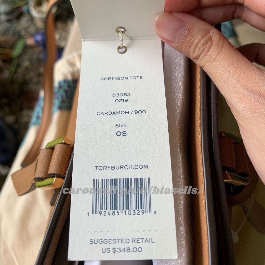 Tory burch online robinson tote cardamom