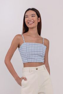 TTR Ora Top in Blue Gingham