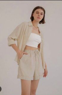 TWL Kris Linen Shirt Sand