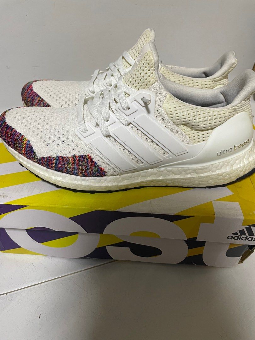 Adidas ultra boost 1.0 multicolor toe white best sale