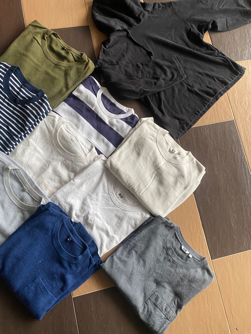 uniqlo combo, Men's Fashion, Tops & Sets, Tshirts & Polo Shirts on ...