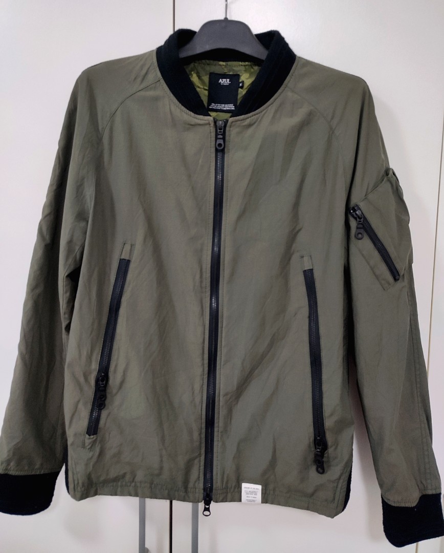 Azul by Moussy Ladies Army Green Jacket from Japan, Men's Fashion ...