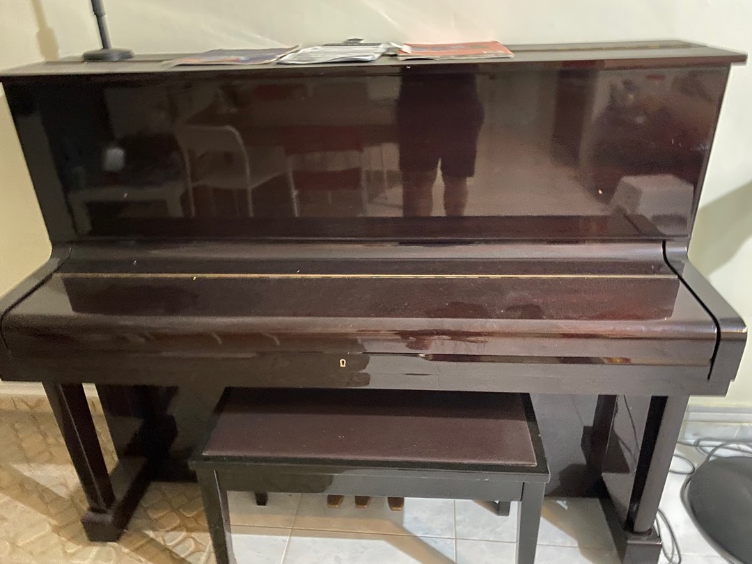 Upright exam piano giving away, Hobbies & Toys, Music & Media, Musical