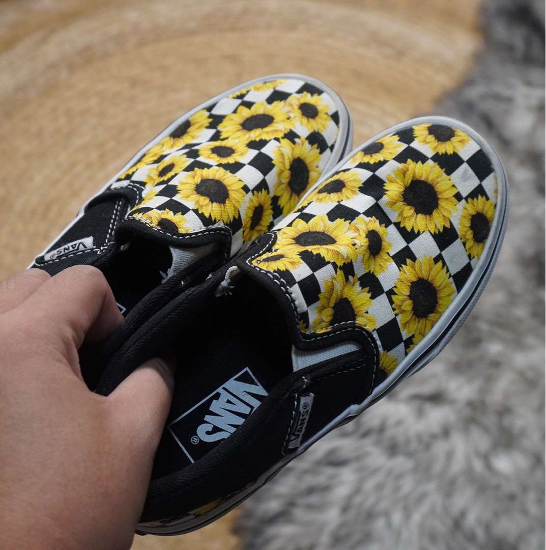 Platform sunflower cheap vans
