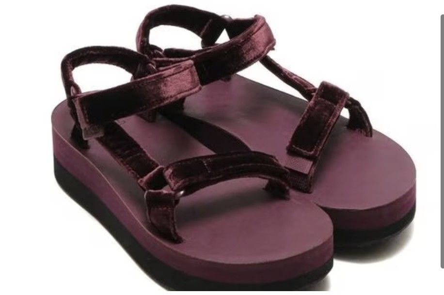 Velvet Teva Platform Sandals Women s Fashion Footwear Sandals