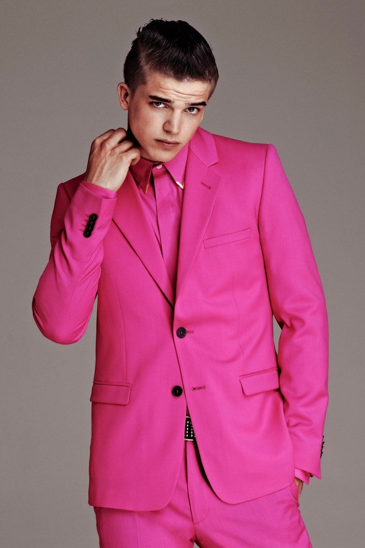 Hot Pink Polka Dot Suit | Gentleman's Guru