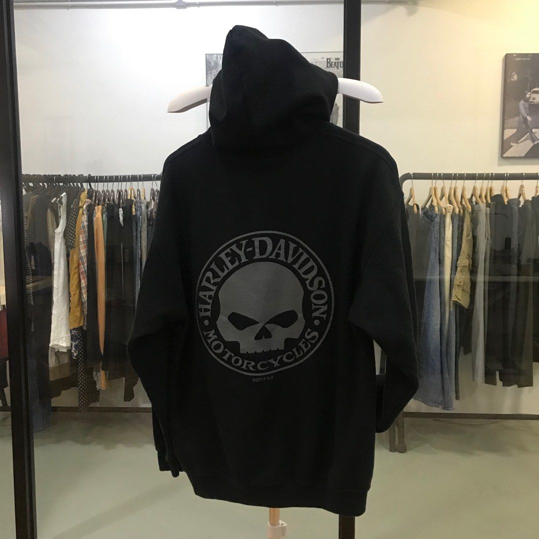 Harley davidson skull sweatshirt new arrivals