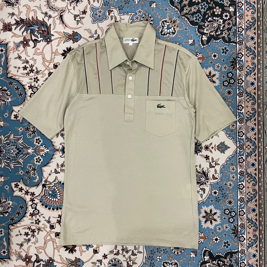 Vintage Lacoste Polo Shirt Men s Fashion Tops Sets Tshirts