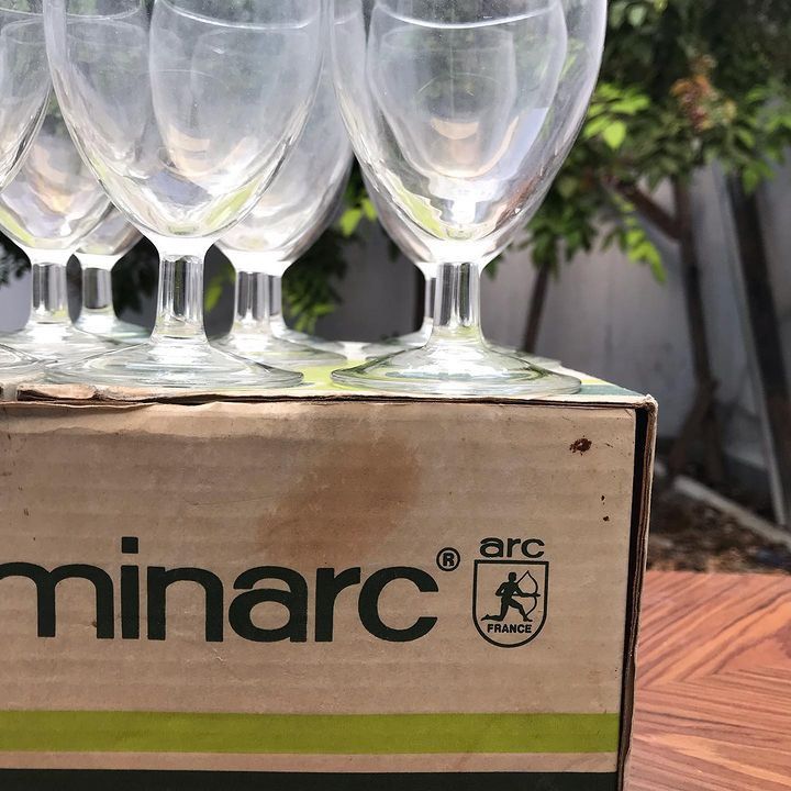 France Luminarc Pink Long Stem Crystal Wine Glasses Set Of 2free - View #6
