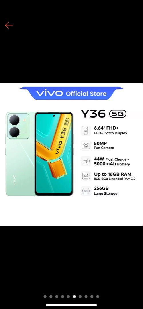 VIVO Y36 Specification 