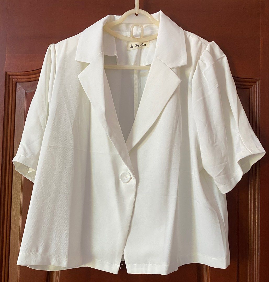 White blazer new arrivals jackets