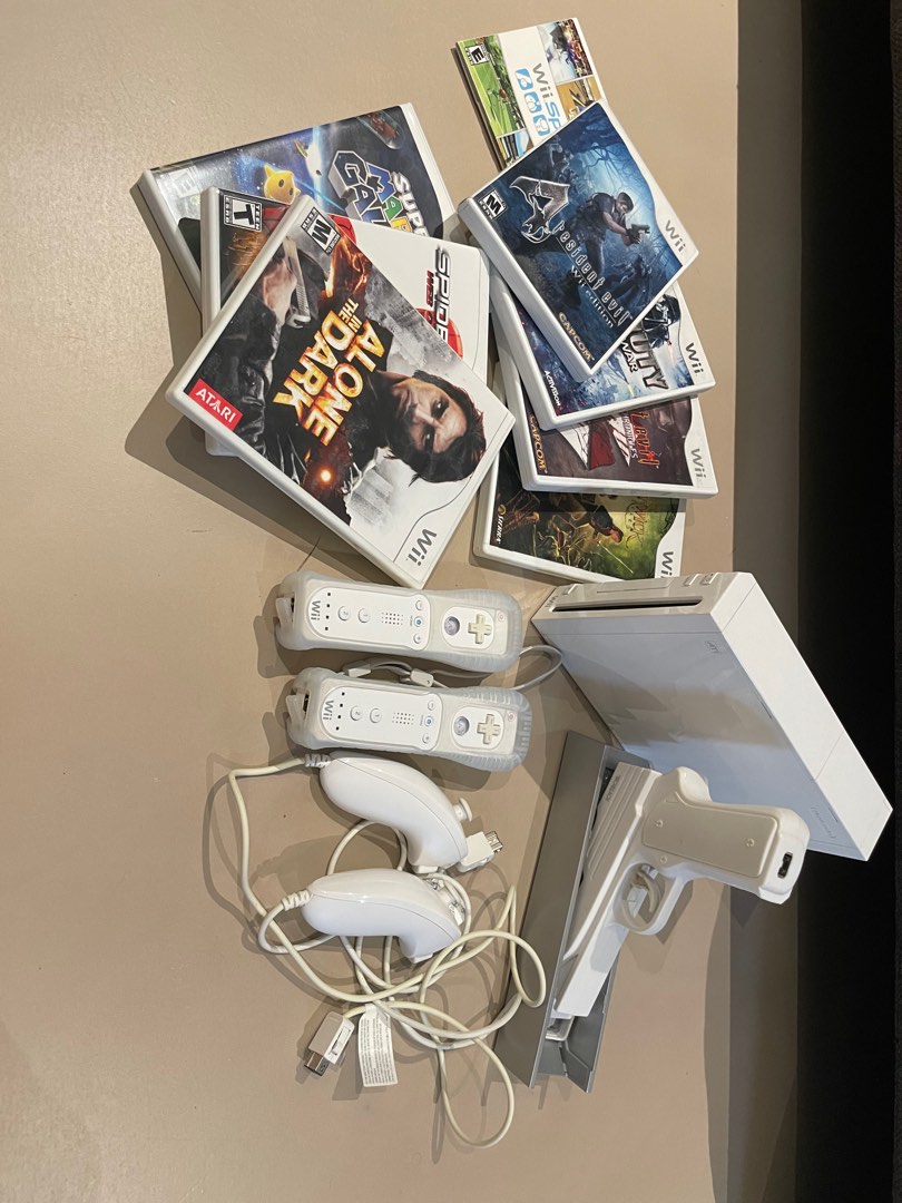 Wii console & games set, Video Gaming, Video Game Consoles, Others on