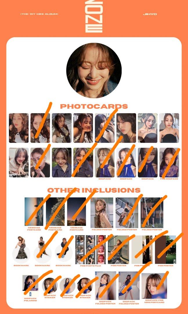 WTT TWICE JIHYO ZONE ALBUM PC INCLUSION, Hobbies & Toys, Collectibles