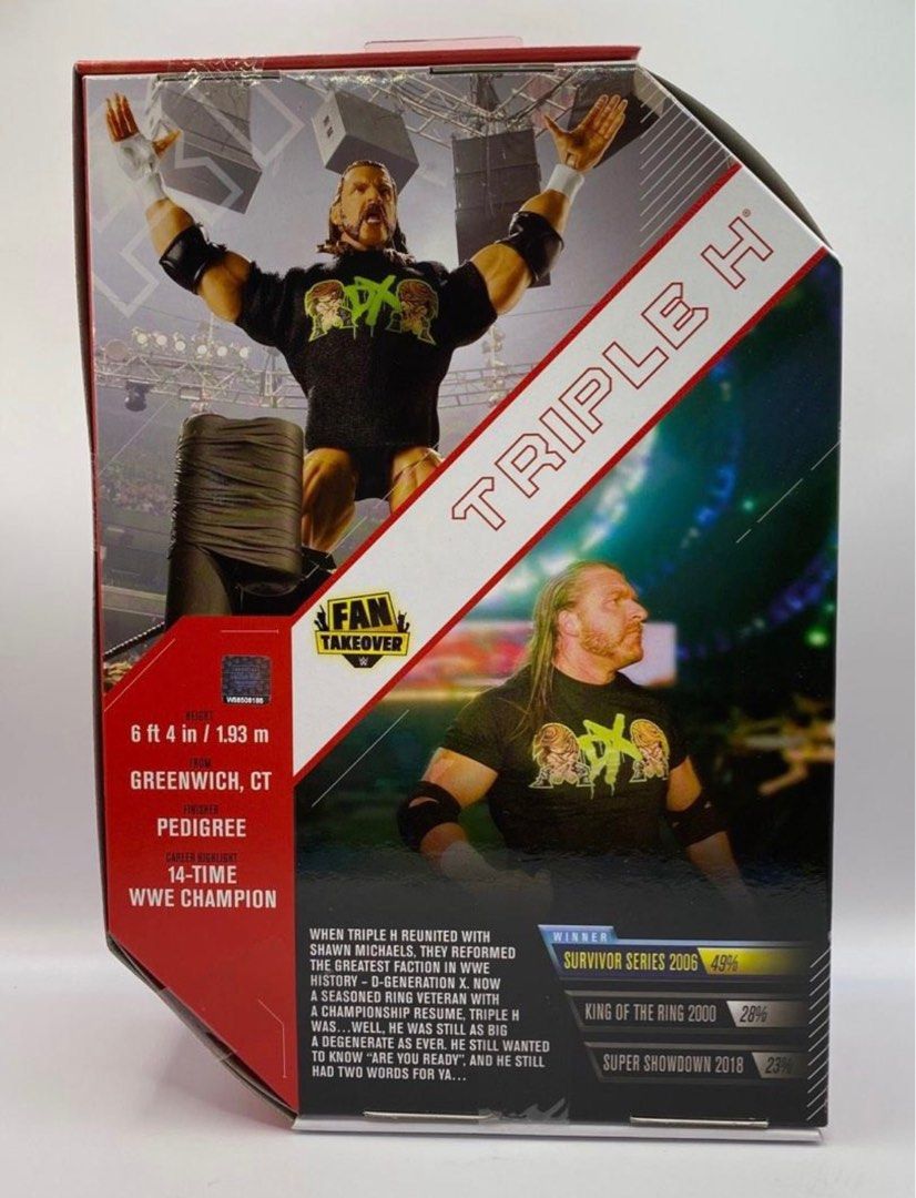 WWE Ultimate Edition Triple H Action Figure Hobbies Toys Toys 