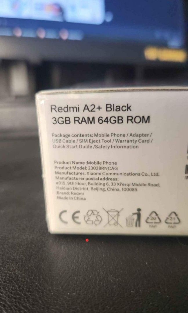 Redmi A2 3GB RAM 64GB ROM (Brand New)