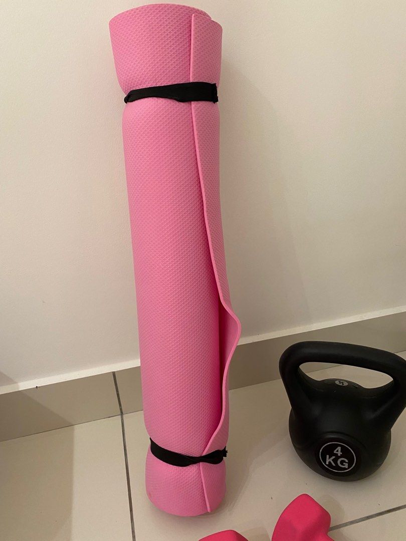 Nike Fundamental Yoga Mat In Pink