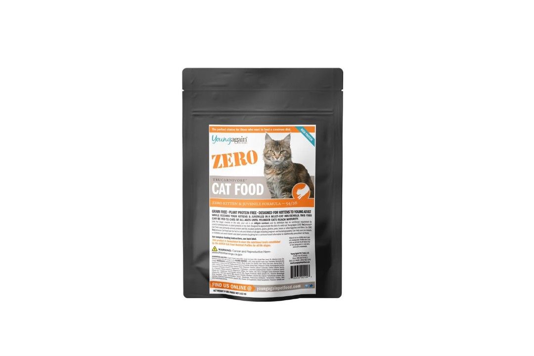 Young again zero cat hot sale food