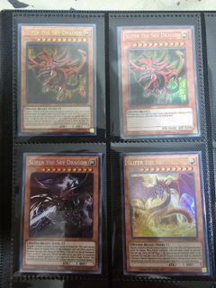 Yugioh Egyptian Gods + Sacred Beasts Prismatic Secret Rare 6 God Card Set