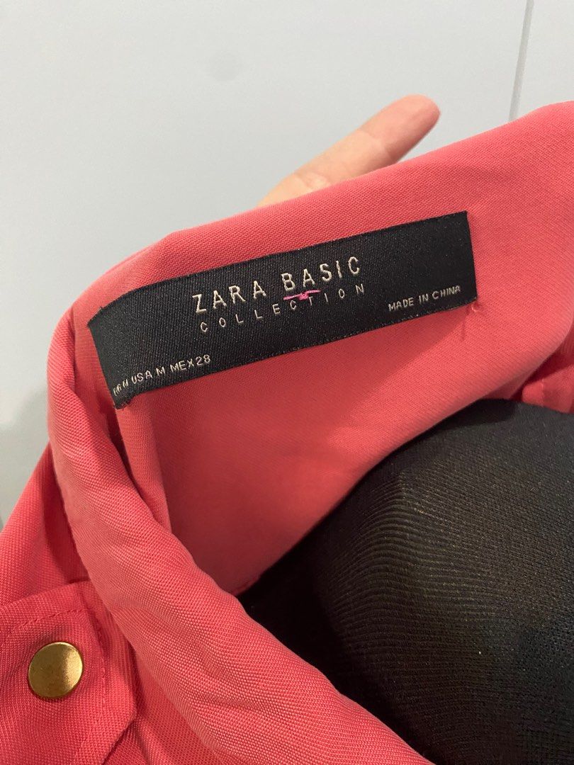 Coral jacket new arrivals zara
