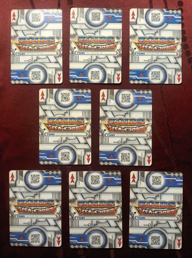 Zoids Collectible Trading Cards Set A, Hobbies & Toys, Toys & Games