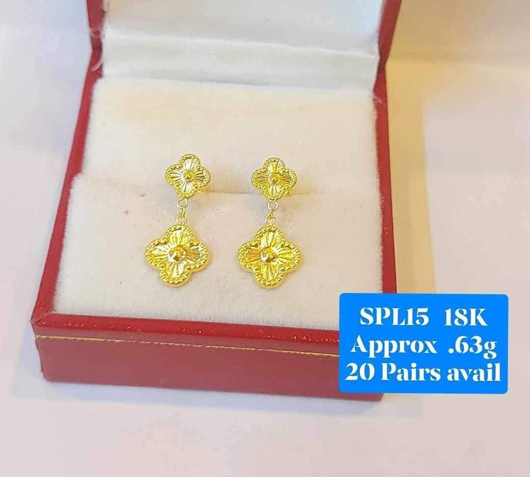 Beautiful Double Layer Mini Jhumka Earrings Gold Designs Light Weight J22203-megaelearning.vn
