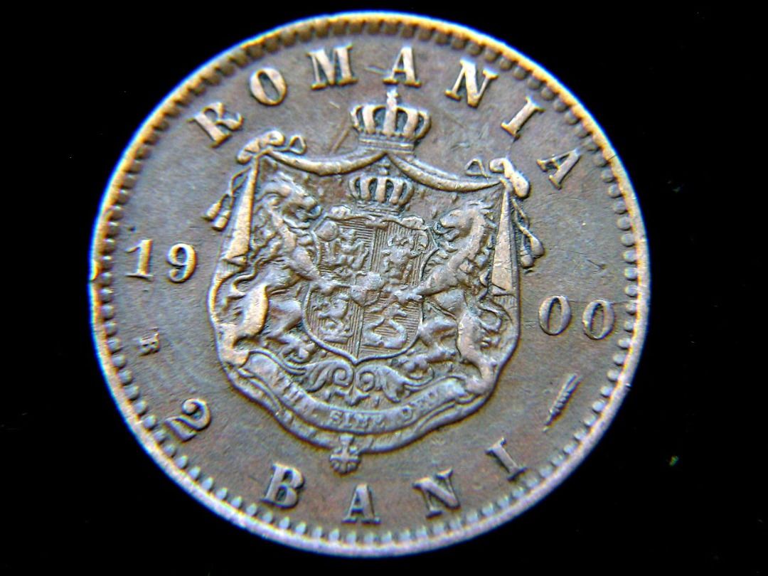 羅馬尼亞銅幣-1900年羅馬尼亞王國(Kingdom of Romania)皇家國徽2斑尼(Bani)銅幣(羅皇卡洛爾一世時期), 興趣及遊戲,  收藏品及紀念品, 錢幣- Carousell
