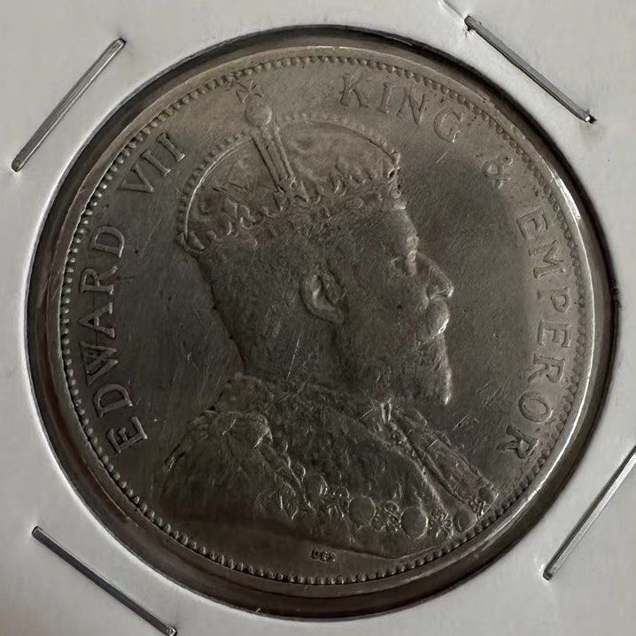 好品✨香港1902年香港半圓銀幣真品稀少品相不錯, 興趣及遊戲, 收藏品及