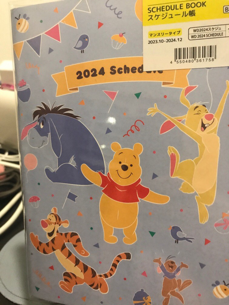 2024 Winnie The Pooh Schedule Book Hobbies Toys Stationery Craft   2024 Winnie The Pooh Schedule  1695130320 Bdd3936a 