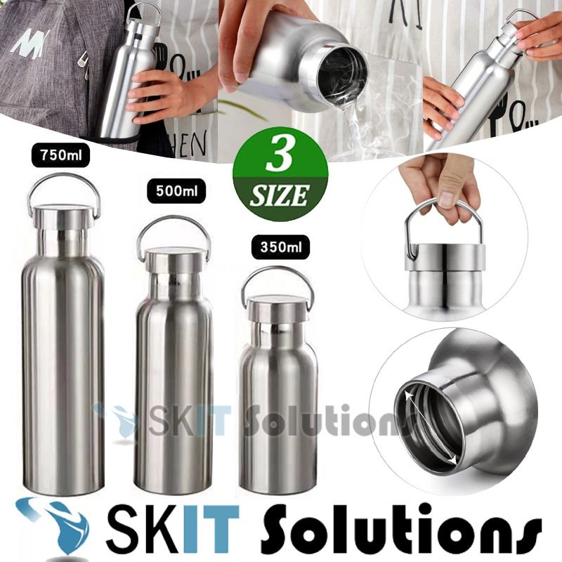 500ml/750ml Echo-friendly Double Wall Stainless Steel Vacuum