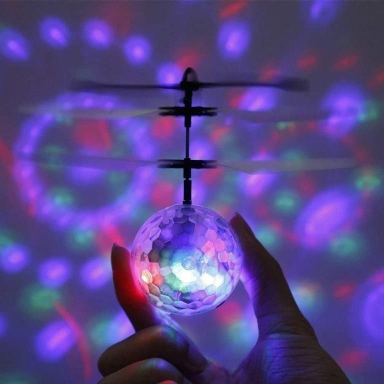 3889 Baztoy Flying Ball Kids Toys Remote Control Helicopter Mini Drone Magic Infrared Induction RC Flying Toy