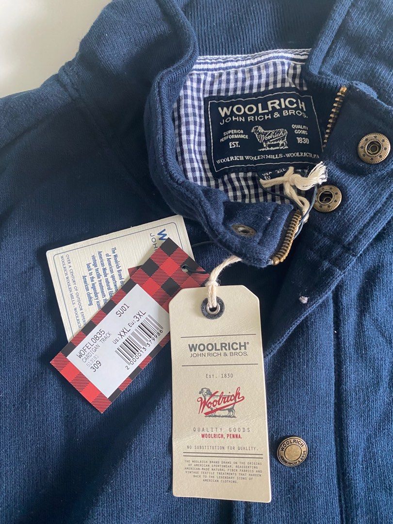 全新美國復古vintage Woolrich jacket shirt and 男外套腰25' 長27