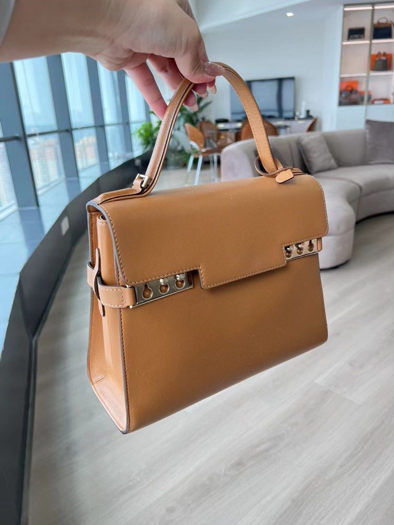Authentic Delvaux Tempete MM Caramel Luxury Bags Wallets on Carousell