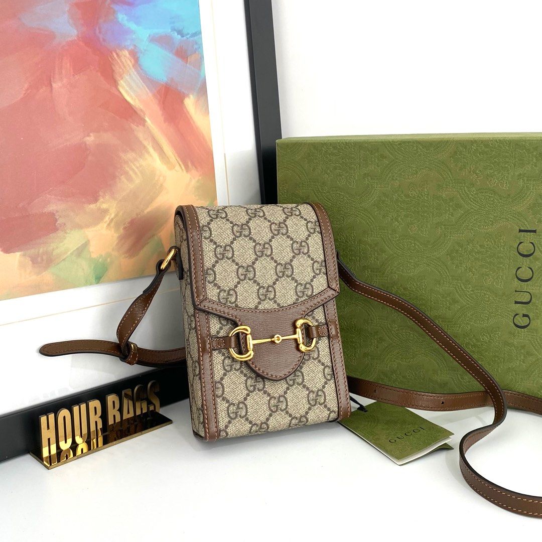 Gucci Horsebit 1955 small shoulder bag, Luxury, Bags & Wallets on Carousell