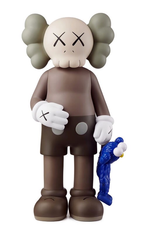 全新Kaws share brown, 興趣及遊戲, 玩具& 遊戲類- Carousell