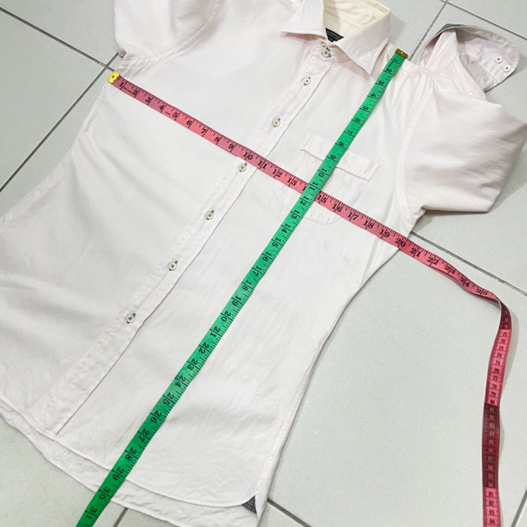 SALE S BURBERRY BLACK LABEL SLIM FIT SHIRT LIGHT PINK