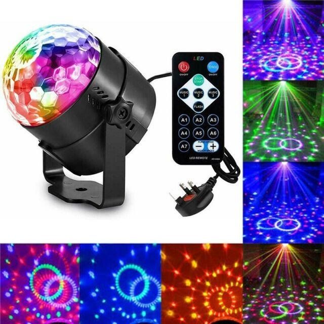 2 x LED USB Disco Ball Light Effect DJ Party Bar Pubs RGB Stage Lighting  Mini