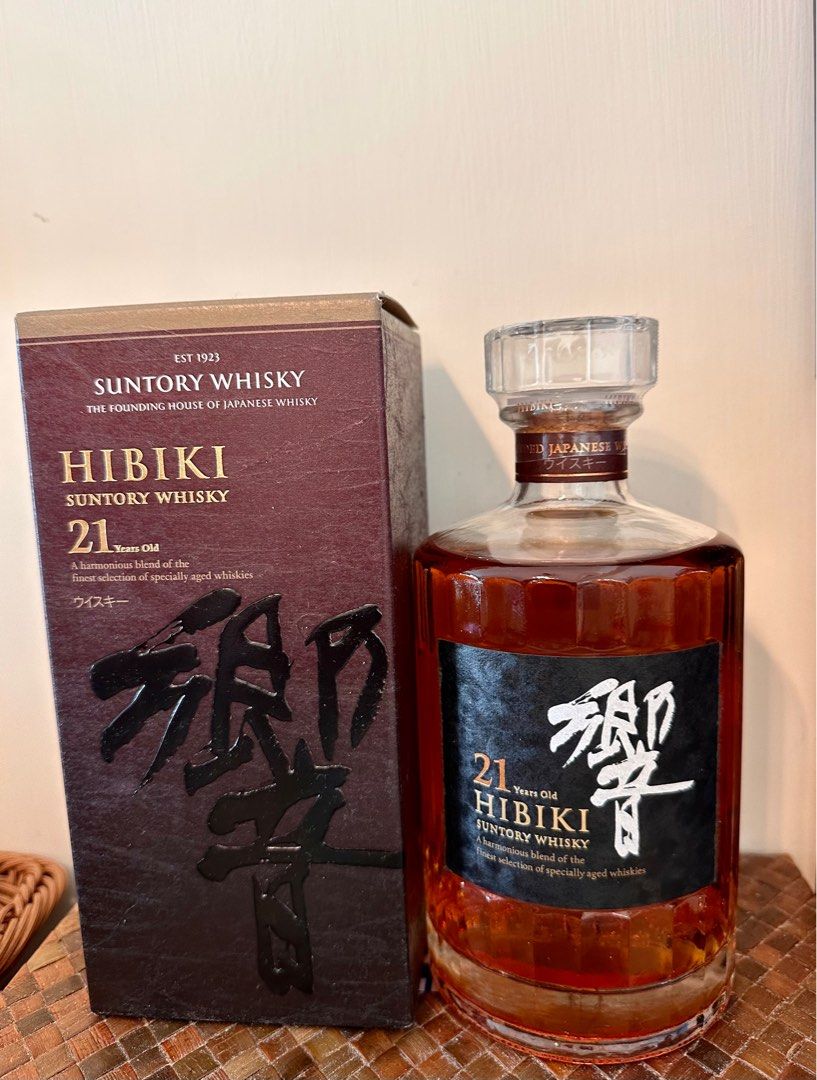 日本Suntory Hibiki 21 Blended Whisky 三得利響21年威士忌700ML, 嘢食