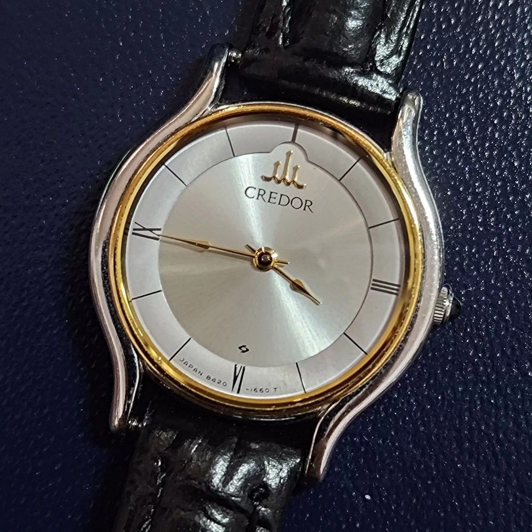 Seiko Credor 18K金 女錶 , 銀面象牙色錶盤