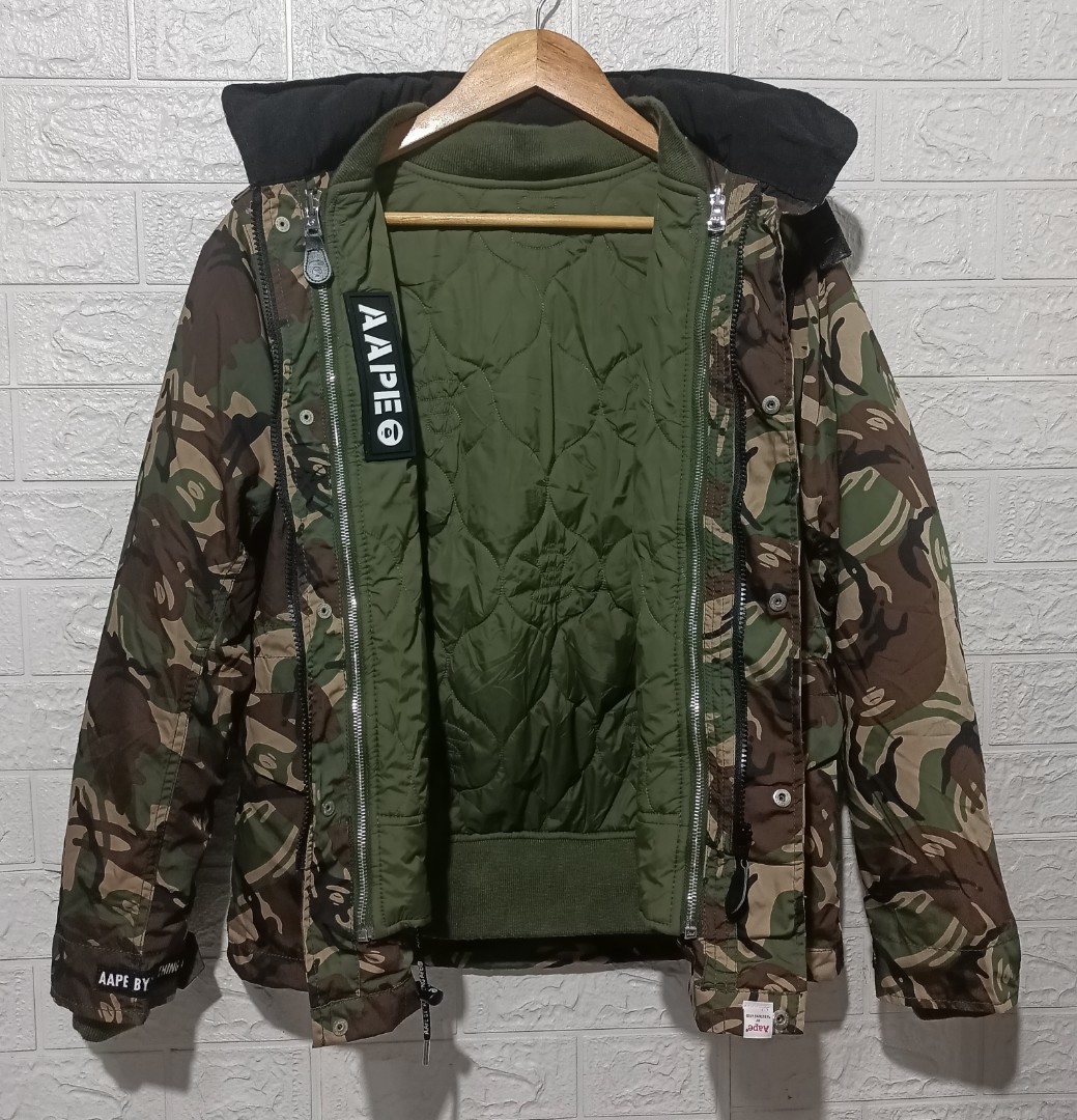 Aape reversible camouflage jacket, Men's Fashion, Coats, Jackets and ...