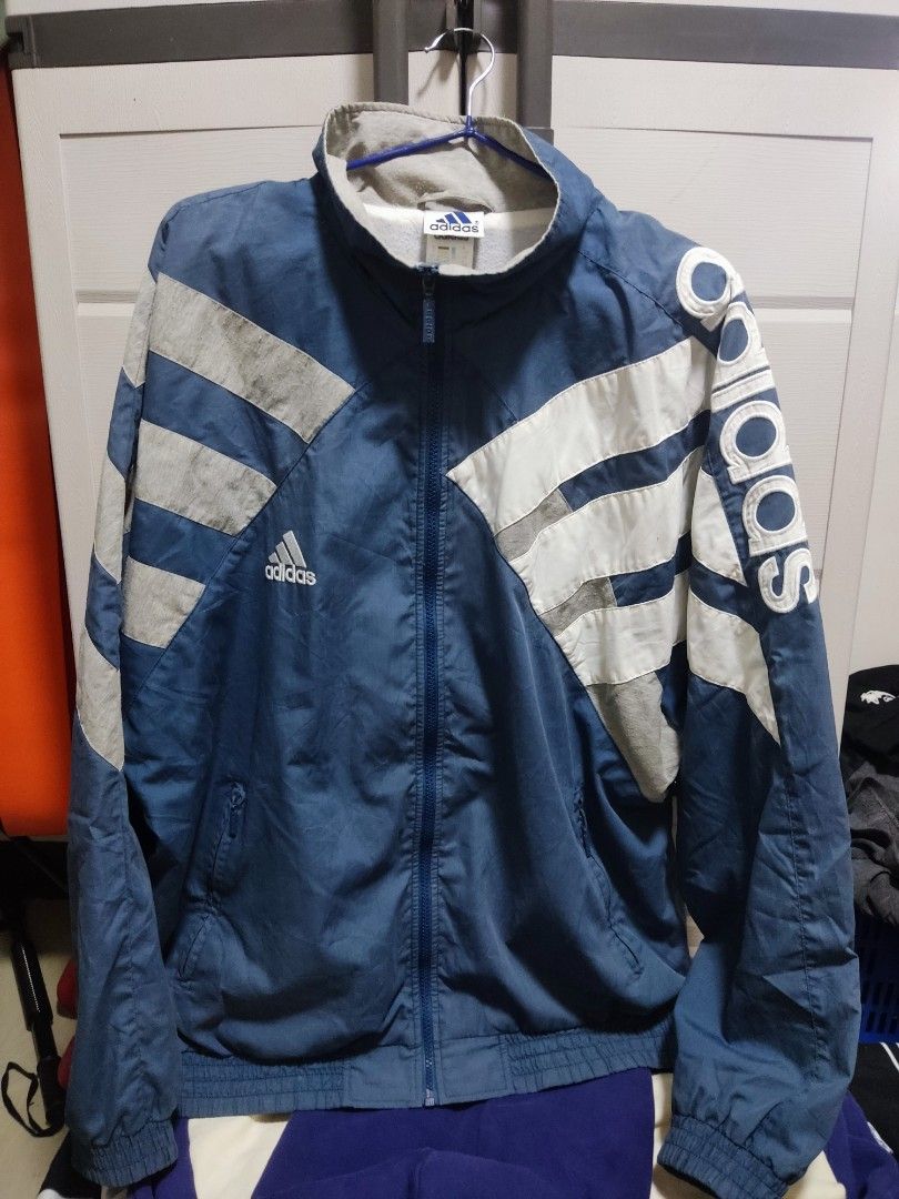 Adidas jacket vintage Men s Fashion Coats Jackets and Outerwear on Carousell