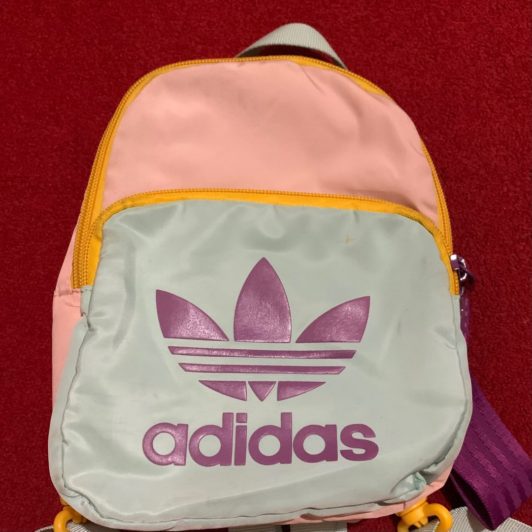 Adidas Mini Backpack Original, Fesyen Wanita, Tas & Dompet di Carousell