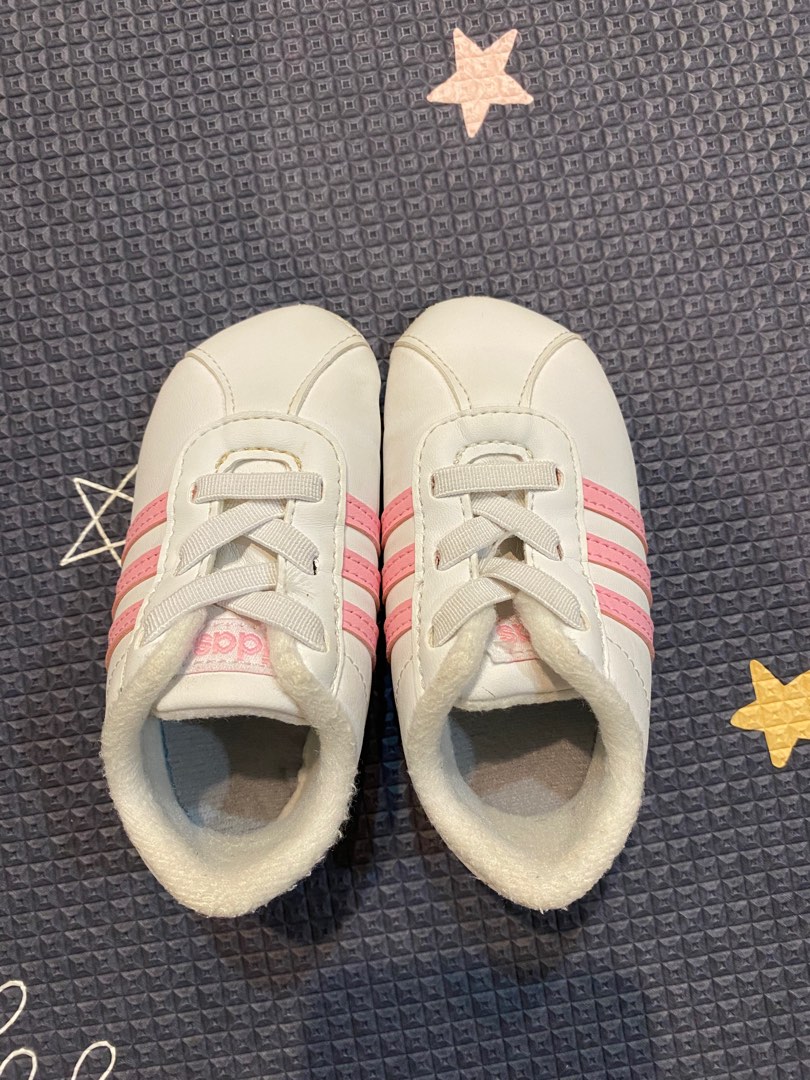 Adidas VL Court Crib Baby Shoes Babies Kids Babies Kids