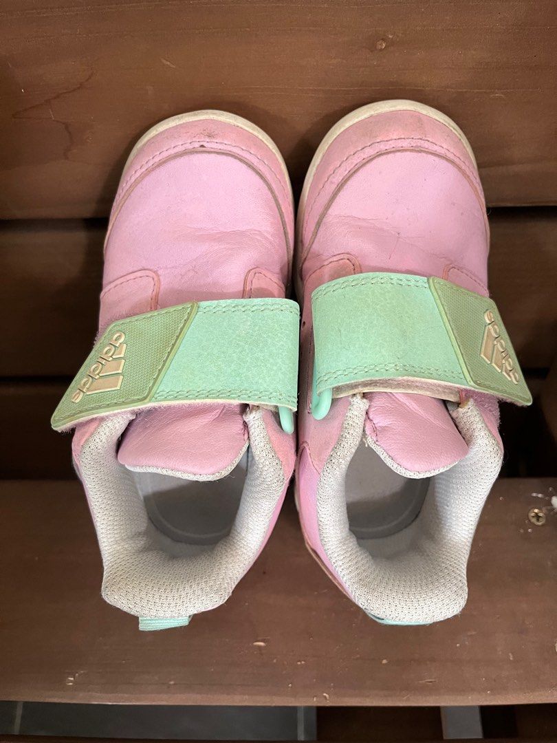 Adidas walking shoes for girl, Babies & Kids, Babies & Kids Fashion on
