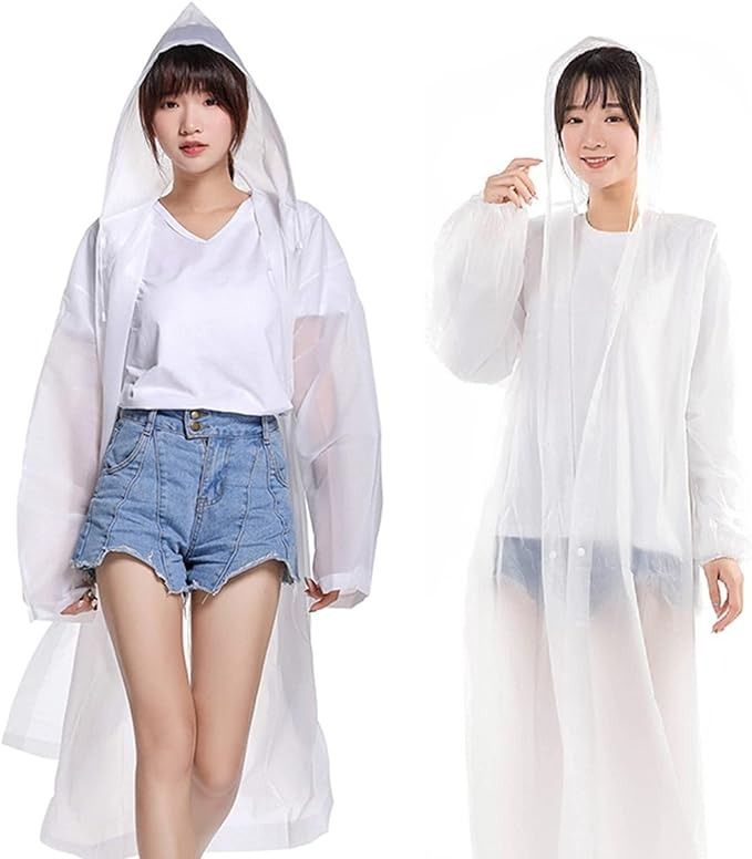 Girls 2025 white raincoat