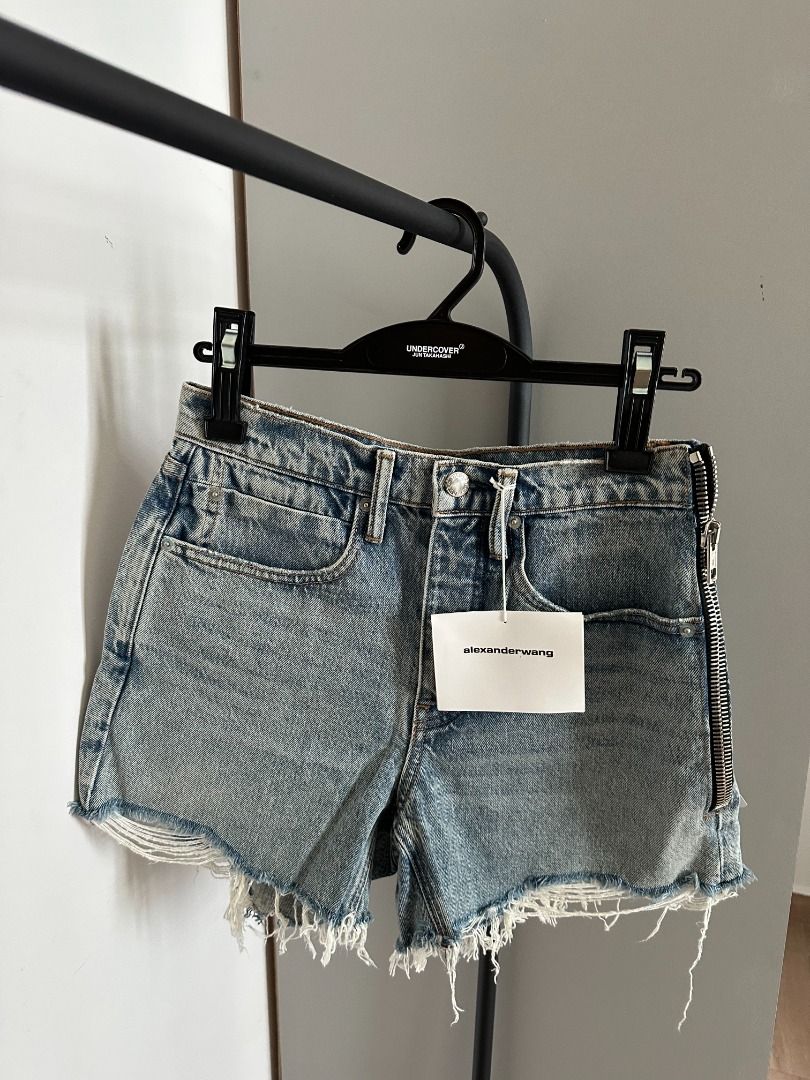 Alexander wang grey shorts shop