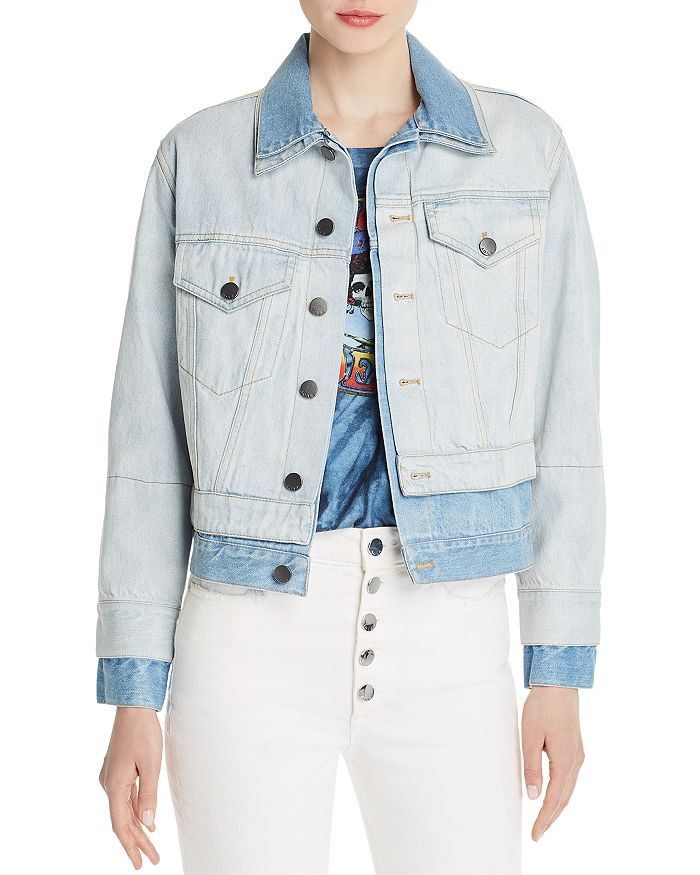 Alice and olivia jean best sale jacket