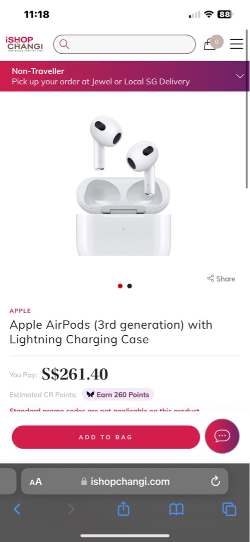 Ishopchangi airpods outlet