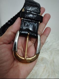 Authentic Crocs Leather Belt