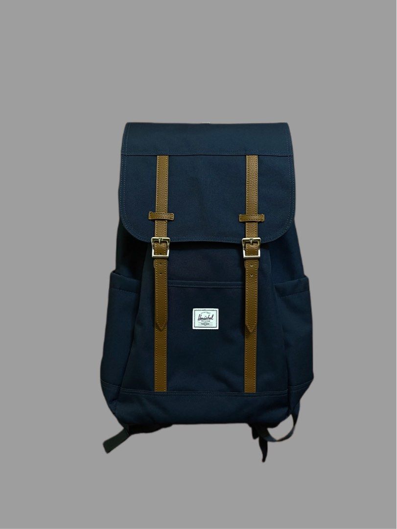 Authentic Herschel Retreat Navy Backpack store fresh brand new Men s Fashion Bags Backpacks on Carousell